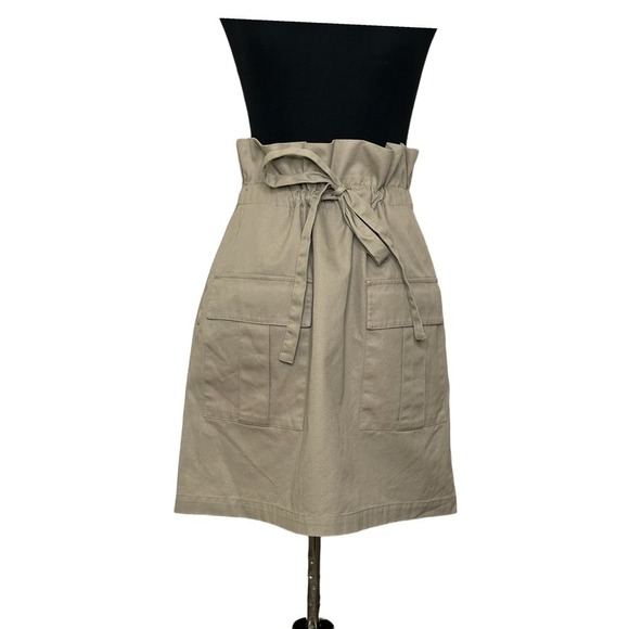Rebecca Minkoff Dresses & Skirts - Rebecca Minkoff Beige Paperbag Bradley Paperbag Skirt Size Medium